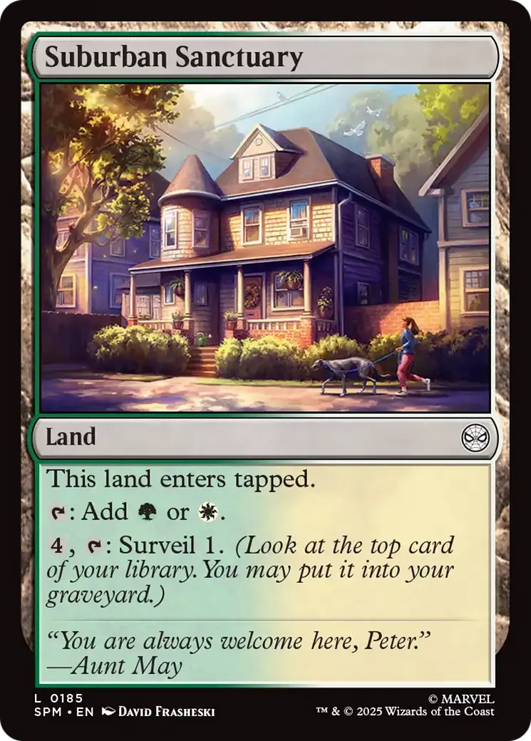Suburban Sanctuary — Marvel's Spider-Man — Magic: The Gathering