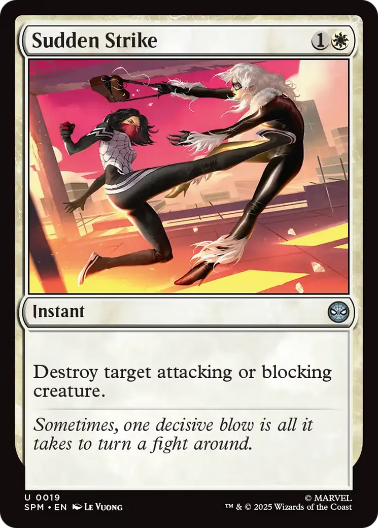 Frappe soudaine — Marvel's Spider-Man — Magic: The Gathering