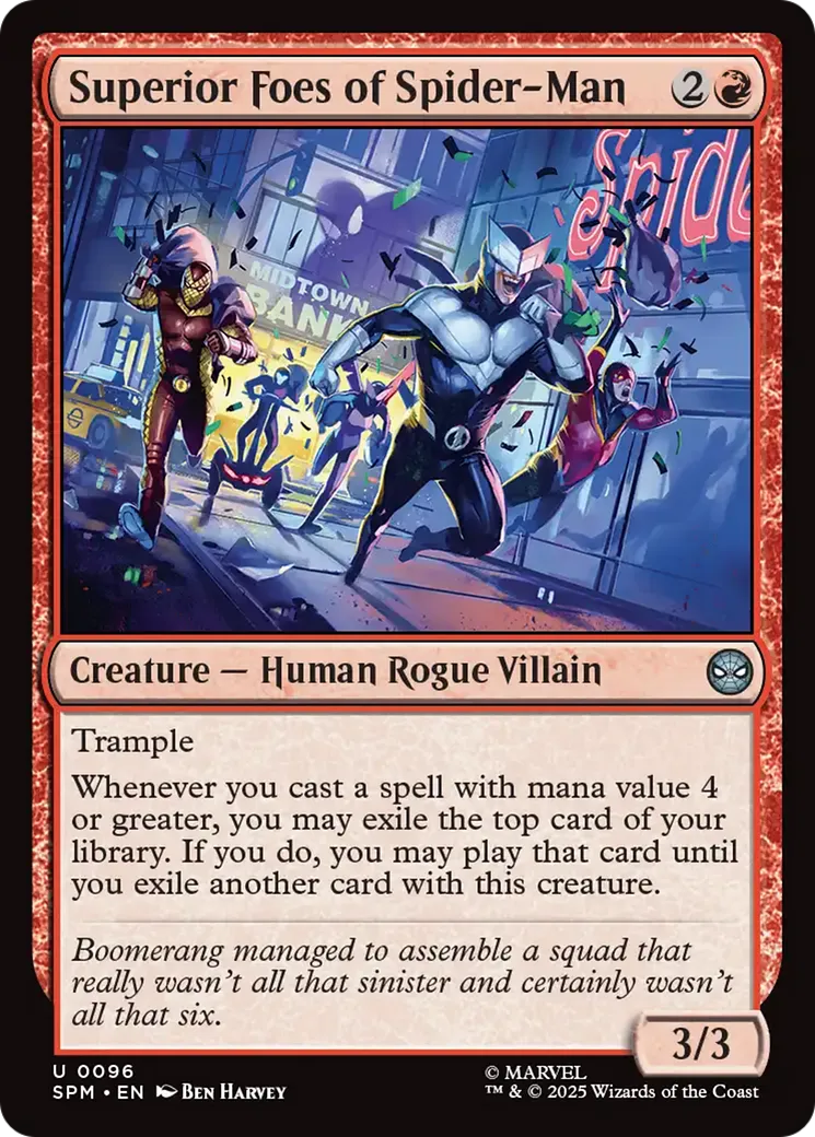 Ennemis supérieurs de Spider-man — Marvel's Spider-Man — Magic: The Gathering
