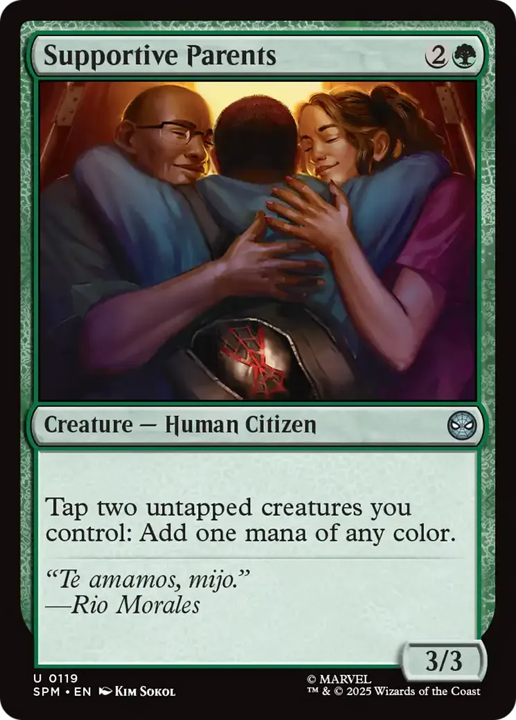 Parents encourageants — Marvel's Spider-Man — Magic: The Gathering