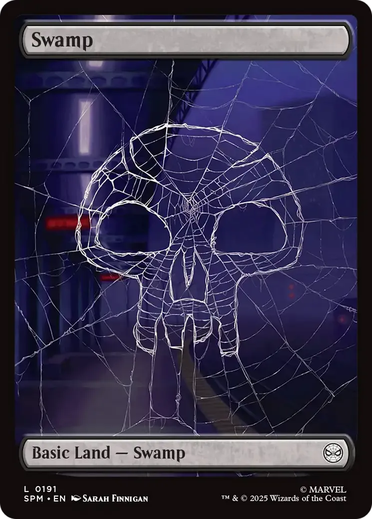 Swamp — Marvel's Spider-Man — Magic: The Gathering