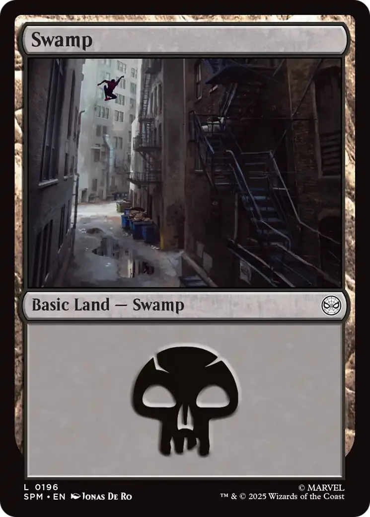 Swamp — Marvel's Spider-Man — Magic: The Gathering