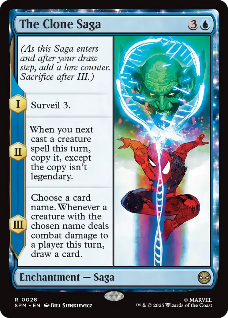 The Clone Saga from Marvel's Spider-Man - Magic: The Gathering