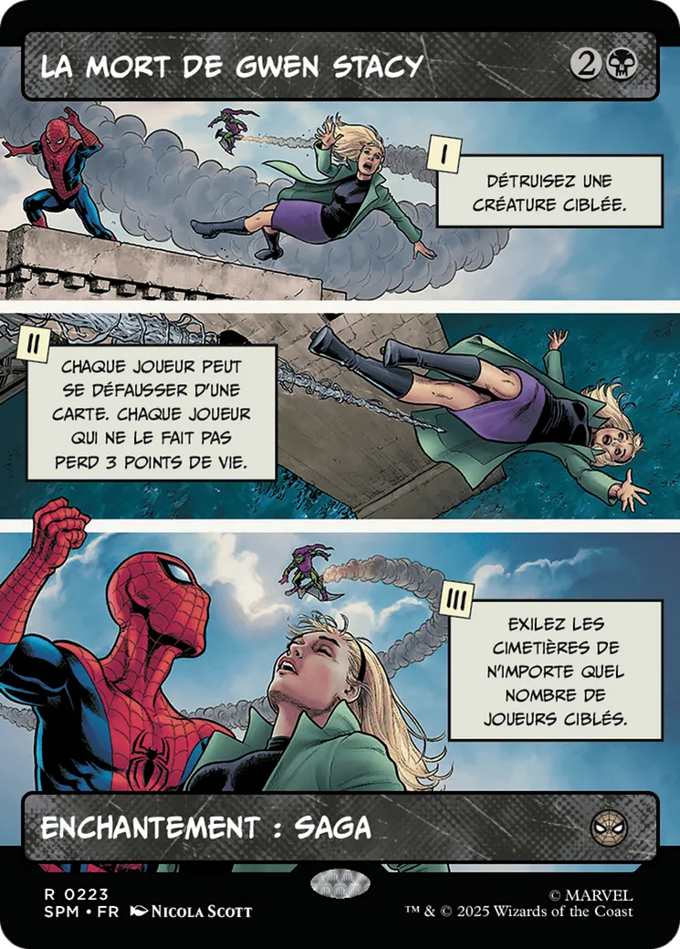 La mort de Gwen Stacy — Marvel's Spider-Man — Magic: The Gathering