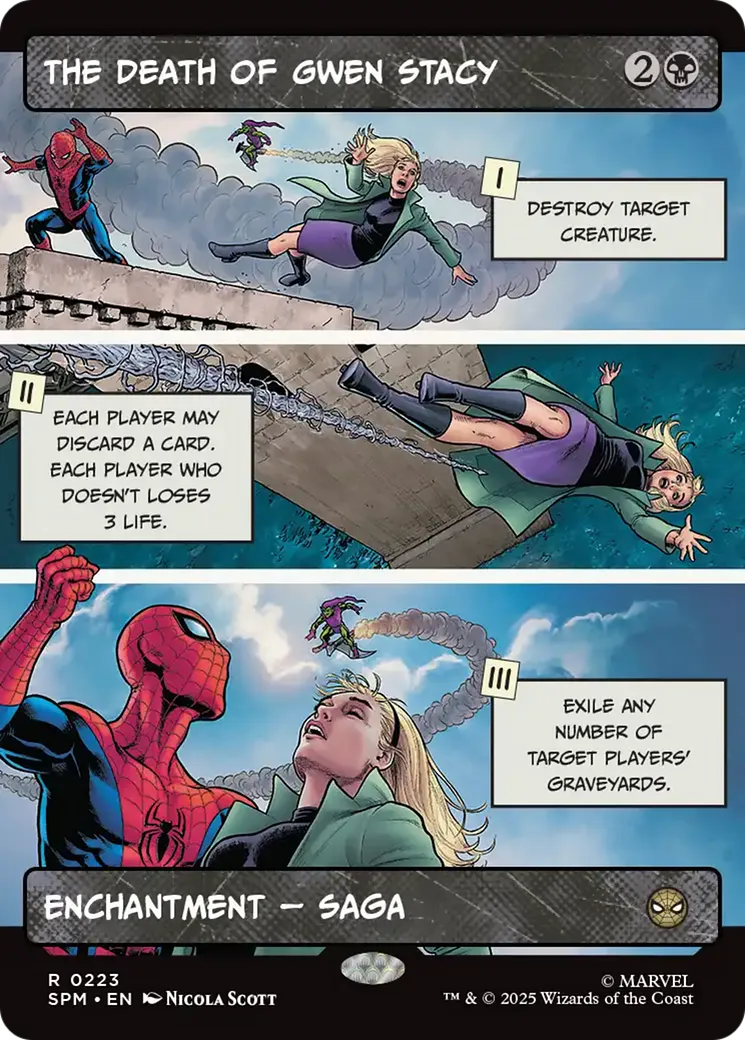 La mort de Gwen Stacy — Marvel's Spider-Man — Magic: The Gathering