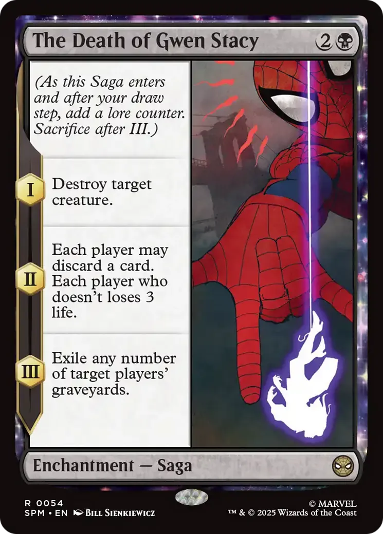 The Death of Gwen Stacy — Marvel's Spider-Man — Magic: The Gathering