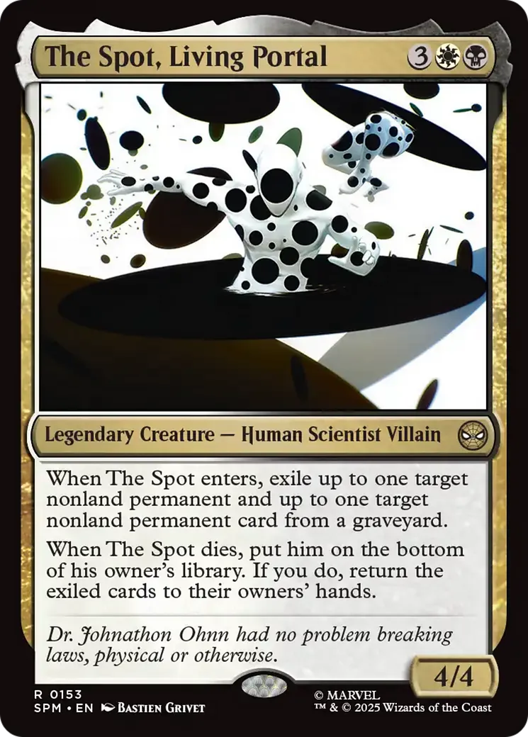 La Tache, portail vivant — Marvel's Spider-Man — Magic: The Gathering