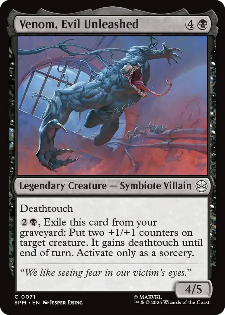 Venom, mal déchaîné — Marvel's Spider-Man — Magic: The Gathering