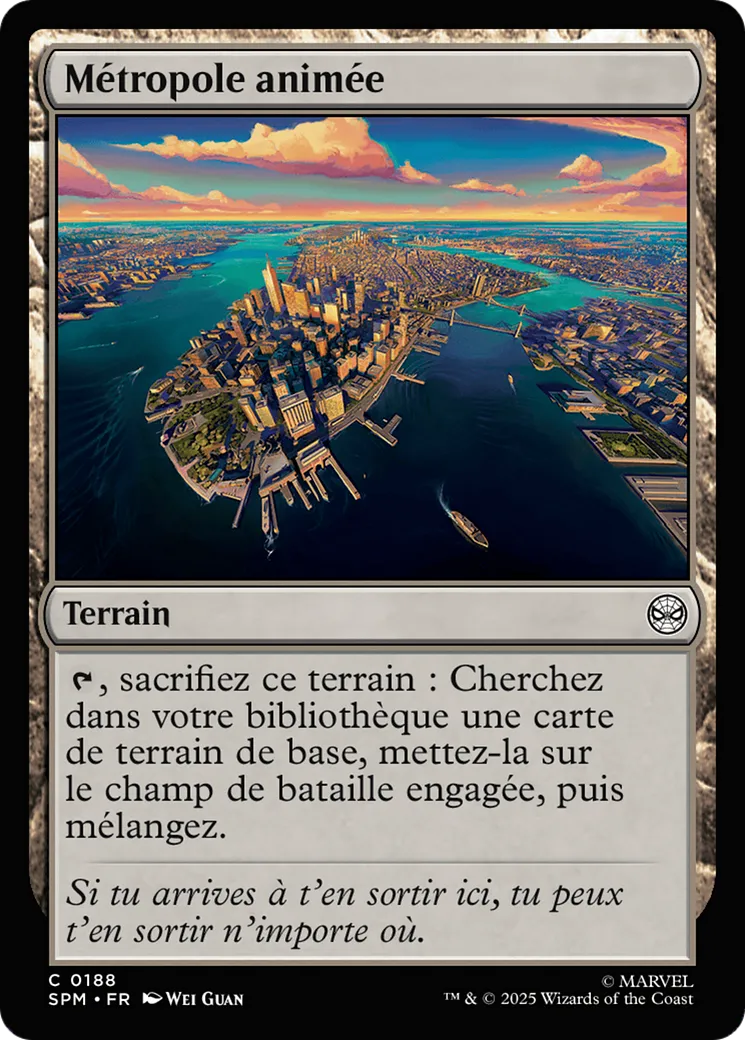 Métropole animée — Marvel's Spider-Man — Magic: The Gathering