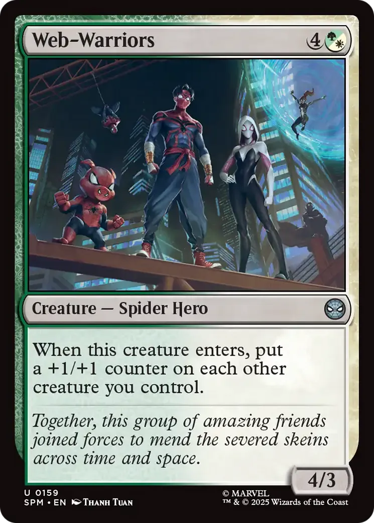 Web-Warriors — Marvel's Spider-Man — Magic: The Gathering