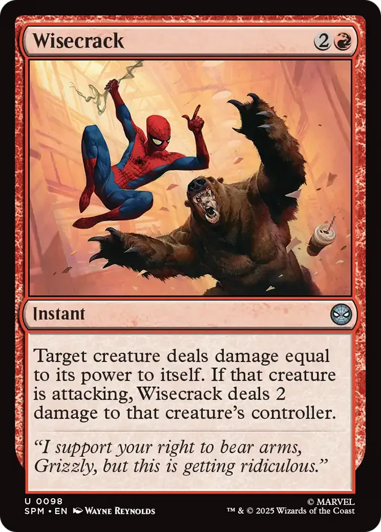 Sarcasme — Marvel's Spider-Man — Magic: The Gathering