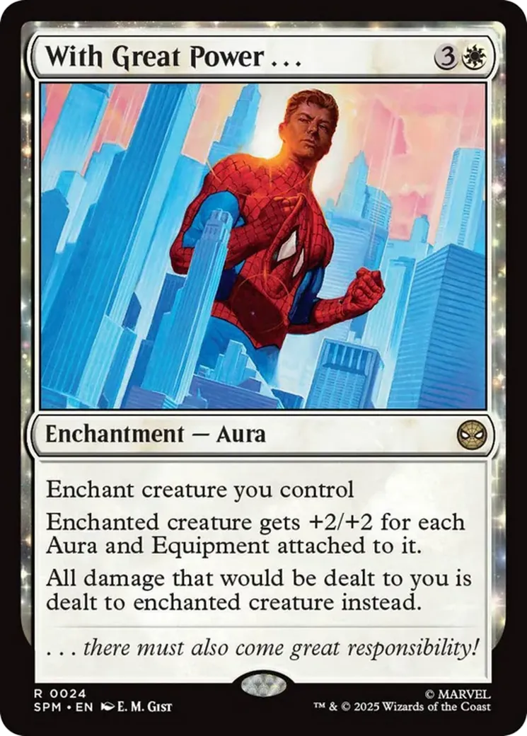 Un grand pouvoir... — Marvel's Spider-Man — Magic: The Gathering