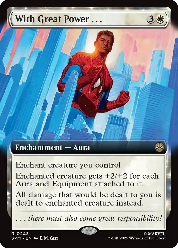 With Great Power . . . — Marvel's Spider-Man — Magic: The Gathering