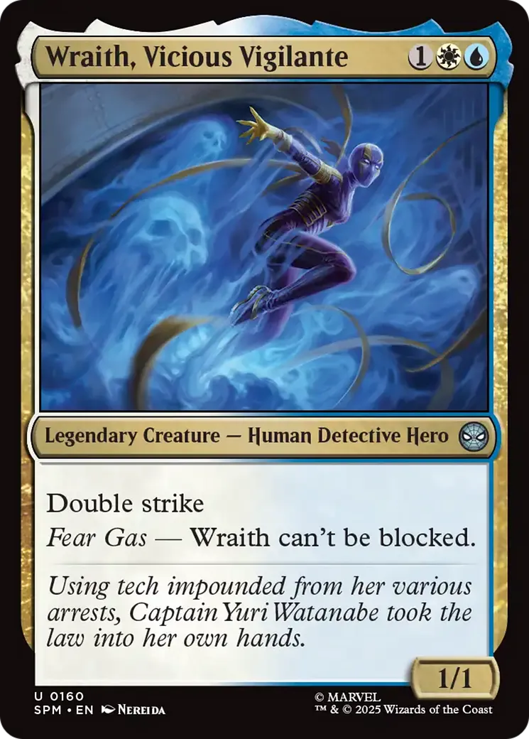 Wraith, Vicious Vigilante — Marvel's Spider-Man — Magic: The Gathering