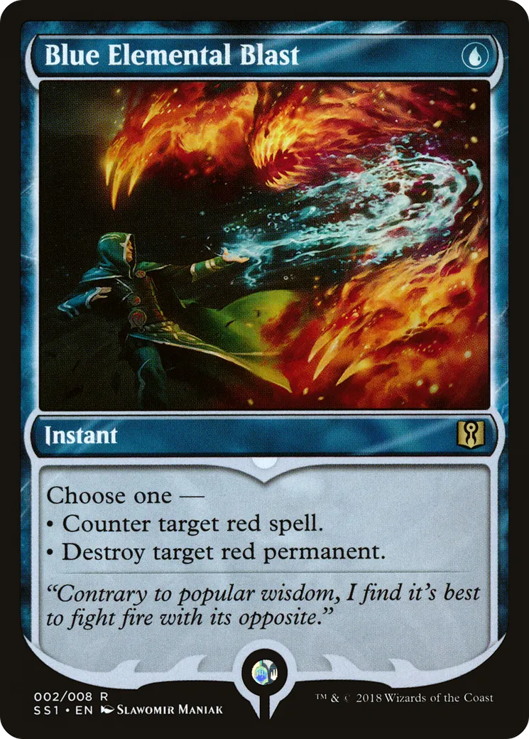 Blue Elemental Blast — Signature Spellbook: Jace — Magic: The Gathering