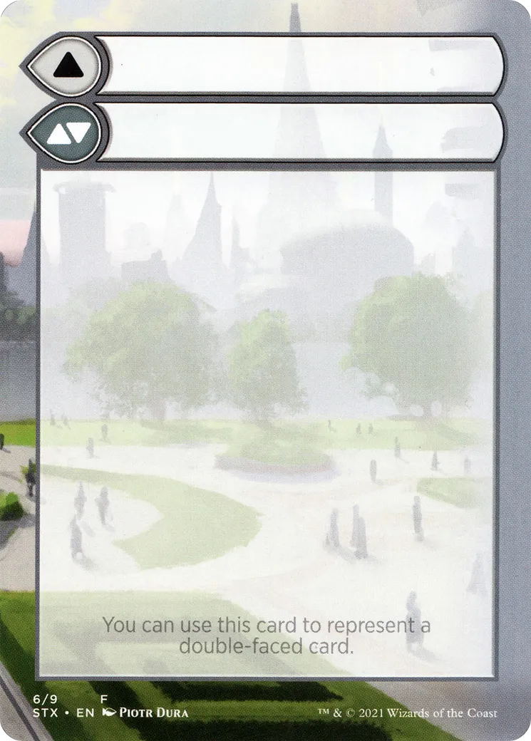 Double-Faced Substitute Card — Strixhaven: School of Mages Substitute Cards — Magic: The Gathering