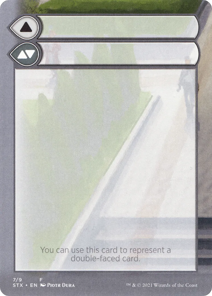 Double-Faced Substitute Card — Strixhaven: School of Mages Substitute Cards — Magic: The Gathering