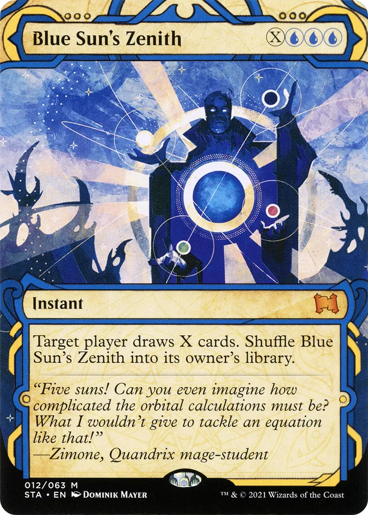 Blue Sun's Zenith — Strixhaven Mystical Archive — Magic: The Gathering