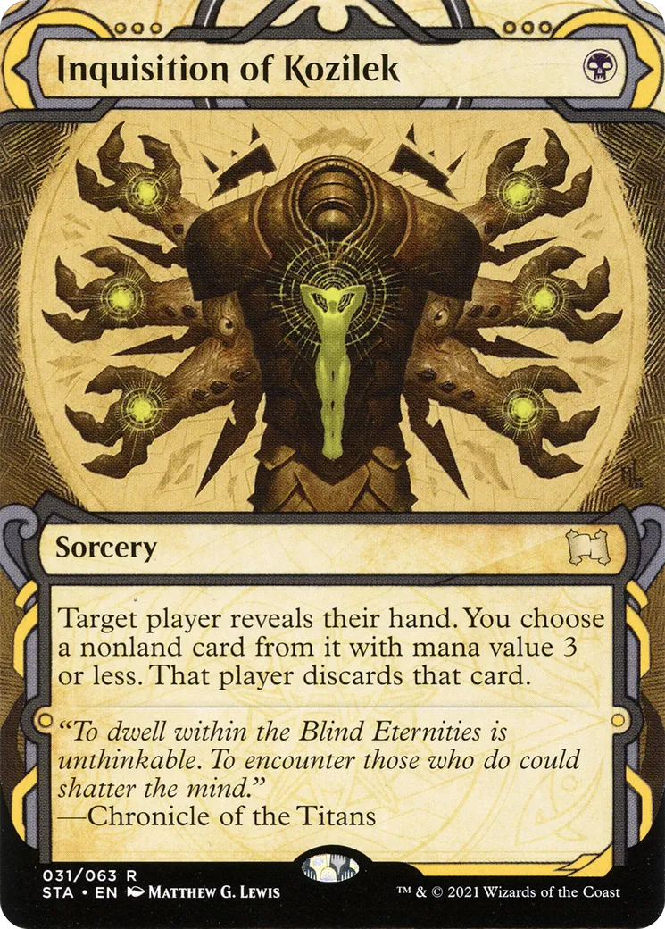 Inquisition of Kozilek from Strixhaven Mystical Archive - Magic: The Gathering