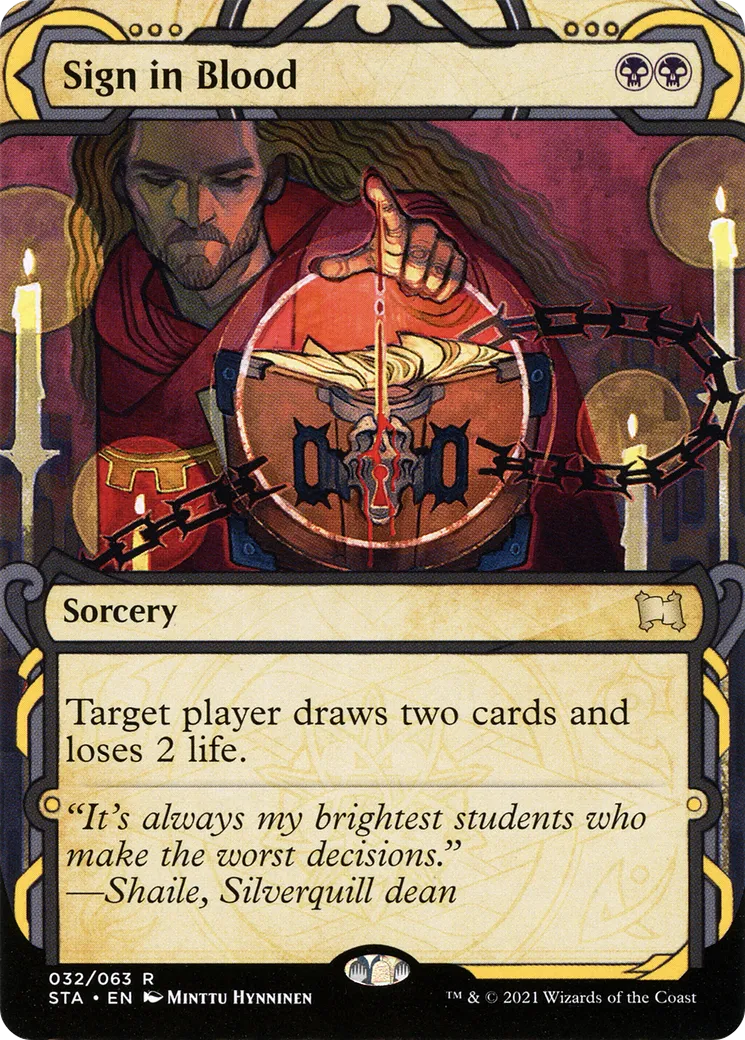 Sign in Blood — Strixhaven Mystical Archive — Magic: The Gathering