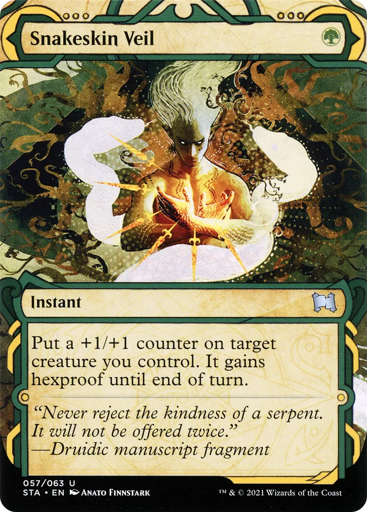 Voile en peau de serpent — Strixhaven Mystical Archive — Magic: The Gathering