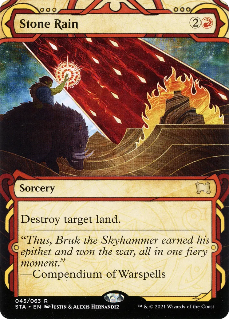 Pluie de pierres — Strixhaven Mystical Archive — Magic: The Gathering