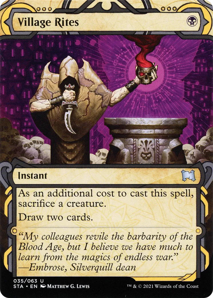 Village Rites — Strixhaven Mystical Archive — Magic: The Gathering