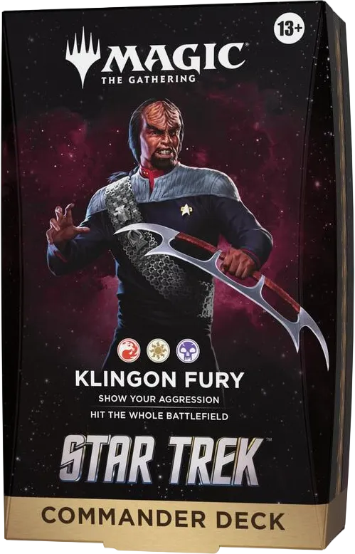 Star Trek Commander Deck Klingon Fury — Star Trek Commander — Magic: The Gathering