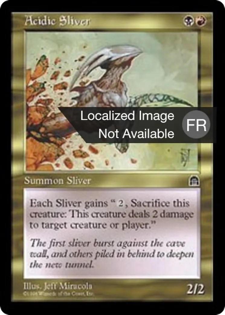 Slivoïde acide — Stronghold — Magic: The Gathering