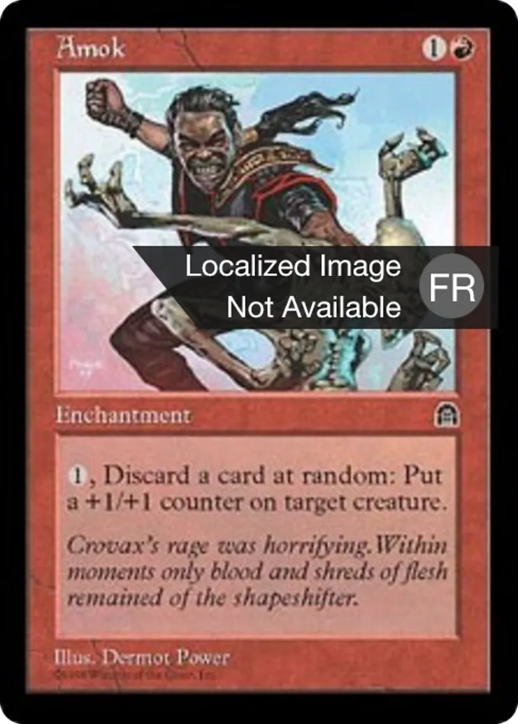 Amok — Stronghold — Magic: The Gathering