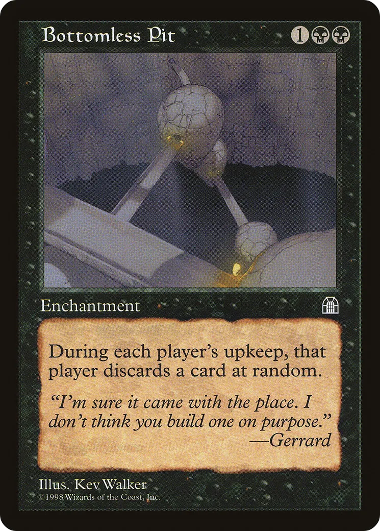 Bottomless Pit — Stronghold — Magic: The Gathering