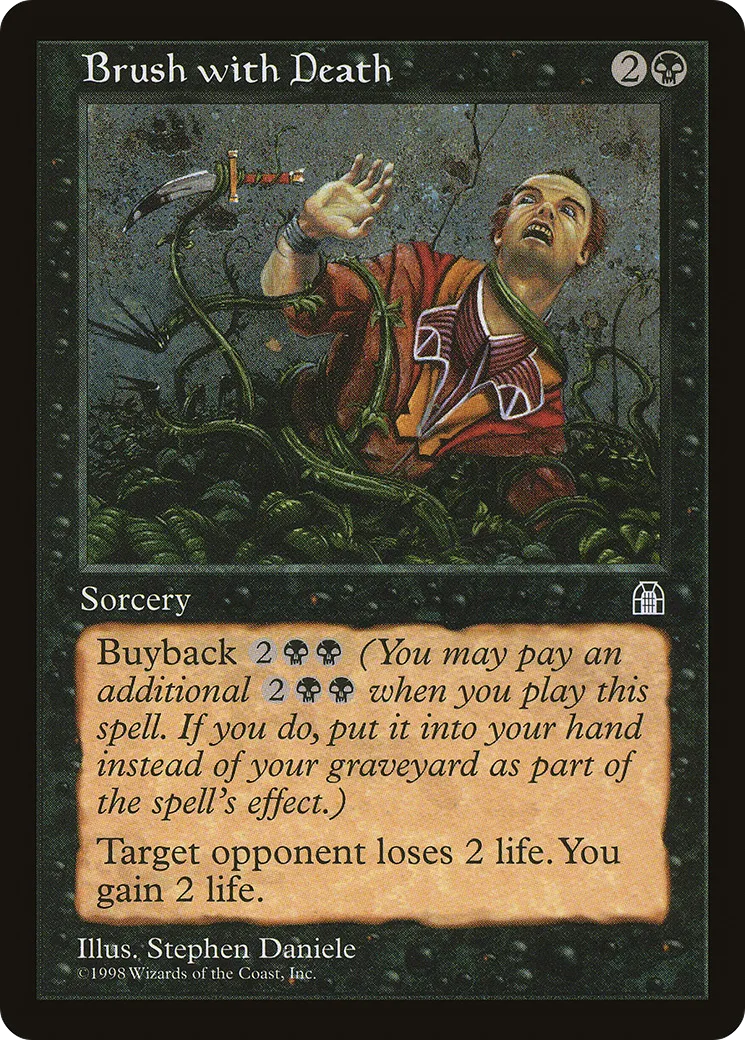 Brush with Death — Stronghold — Magic: The Gathering