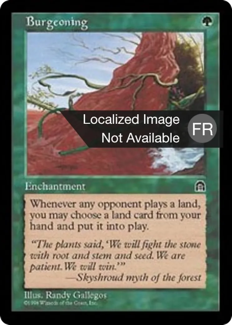Bourgeonnement — Stronghold — Magic: The Gathering