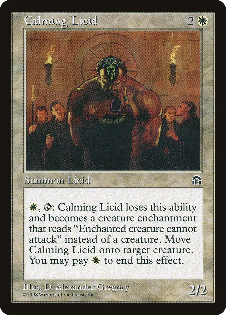 Litique calmant — Stronghold — Magic: The Gathering