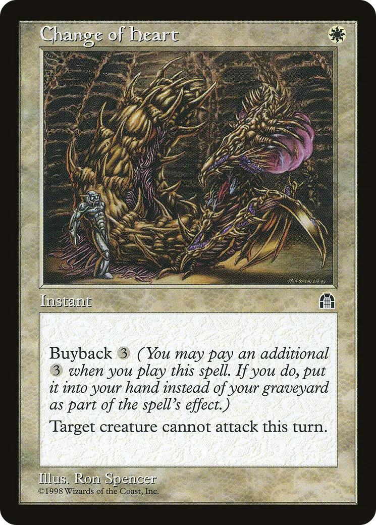 Change of Heart — Stronghold — Magic: The Gathering