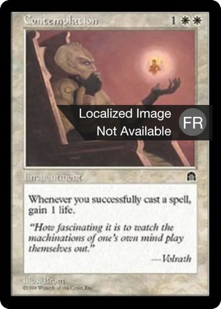 Contemplation — Stronghold — Magic: The Gathering