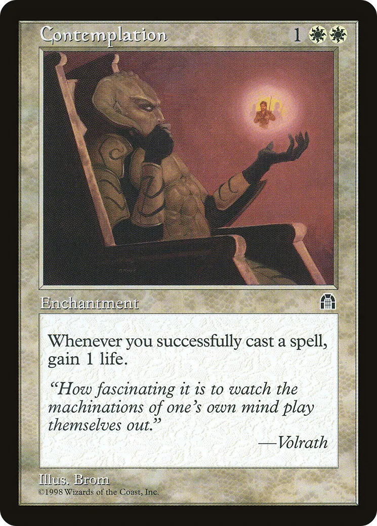 Contemplation — Stronghold — Magic: The Gathering