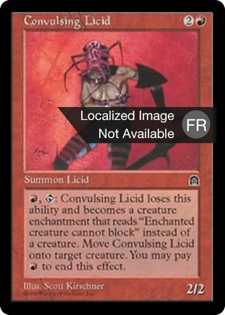 Litique convulsivant — Stronghold — Magic: The Gathering
