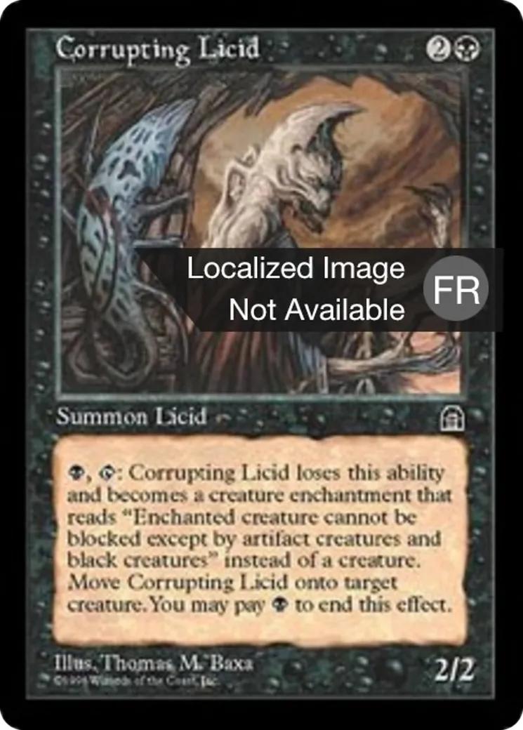 Litique corrupteur — Stronghold — Magic: The Gathering