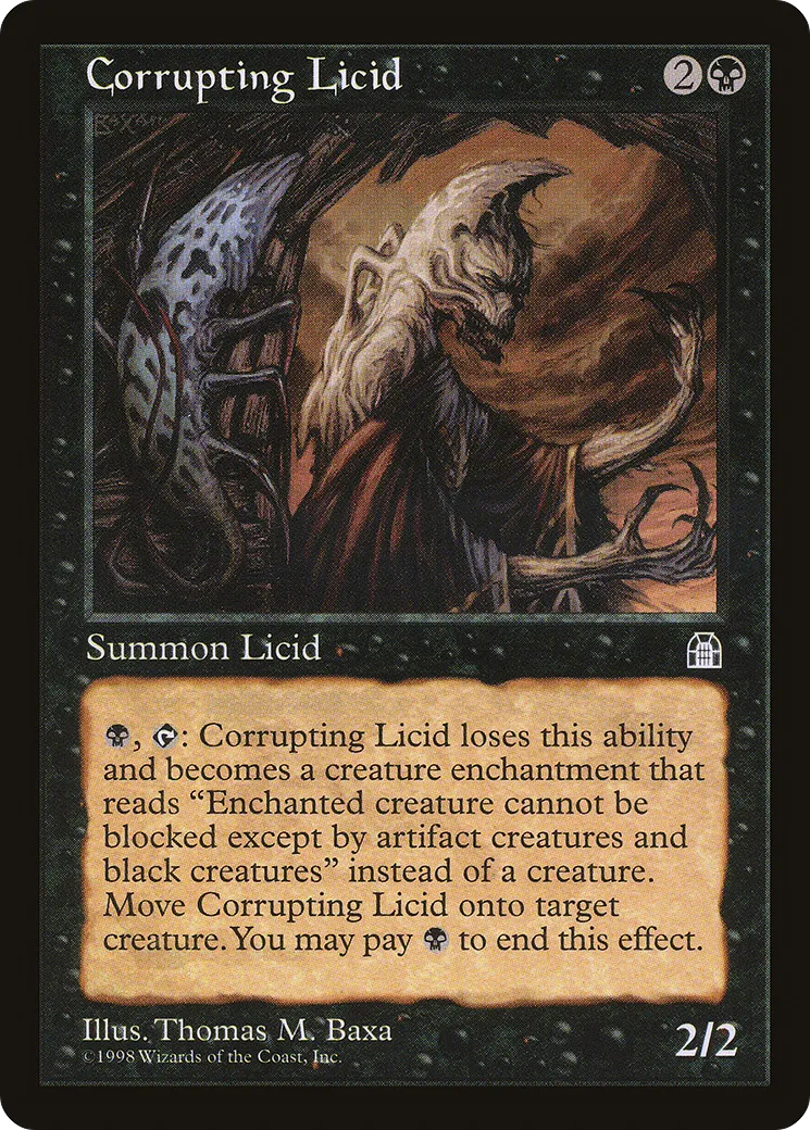 Corrupting Licid — Stronghold — Magic: The Gathering