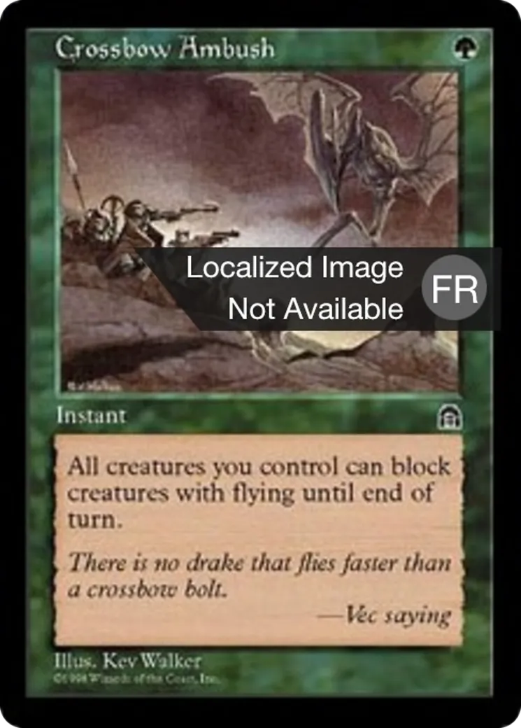 Embuscade d'arbalétriers — Stronghold — Magic: The Gathering