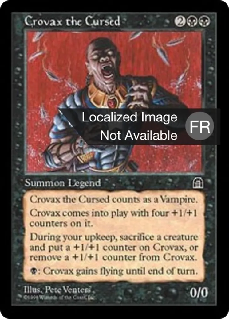 Crovax le maudit — Stronghold — Magic: The Gathering