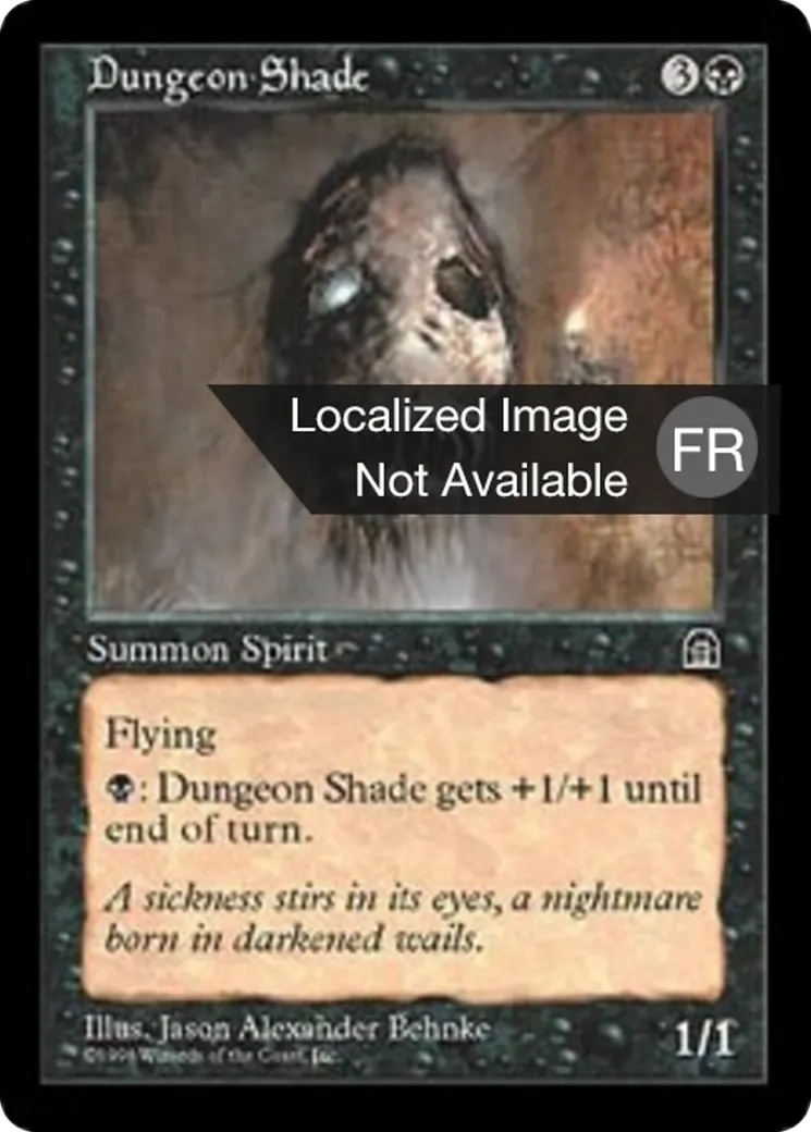 Ombre des geôles — Stronghold — Magic: The Gathering