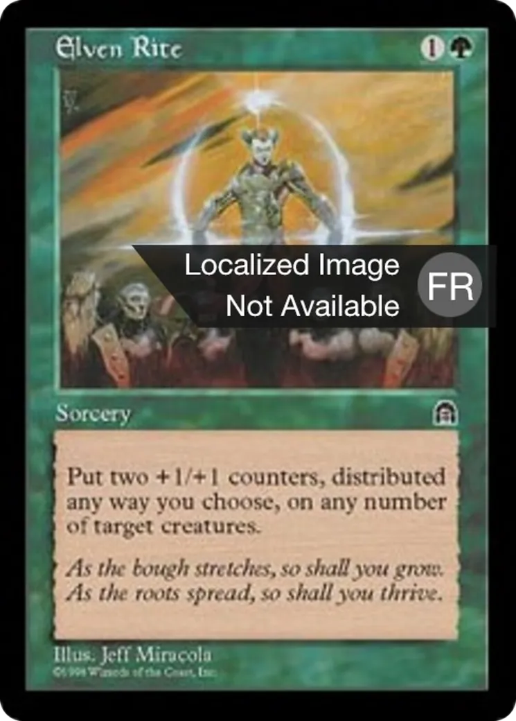 Rite elfe — Stronghold — Magic: The Gathering