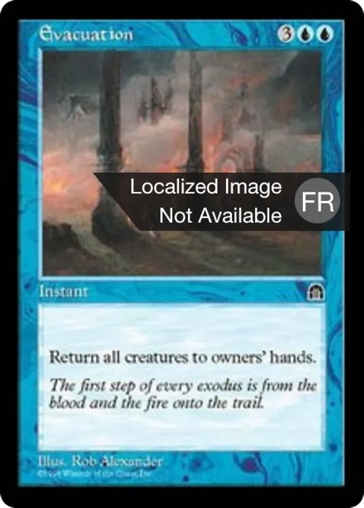 Évacuation — Stronghold — Magic: The Gathering
