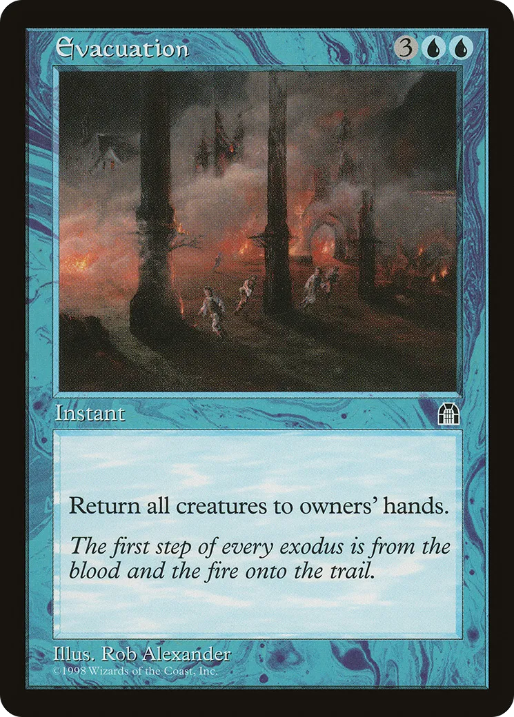 Evacuation — Stronghold — Magic: The Gathering