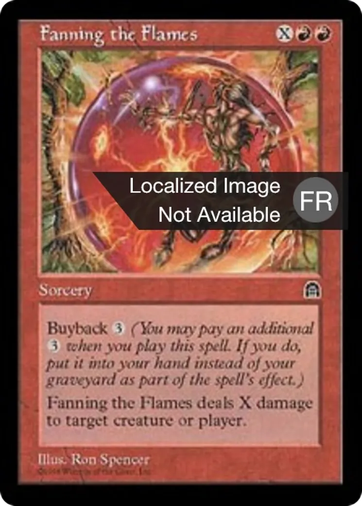 Attisement des flammes — Stronghold — Magic: The Gathering