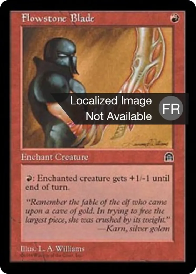 Lame de fluipierre — Stronghold — Magic: The Gathering