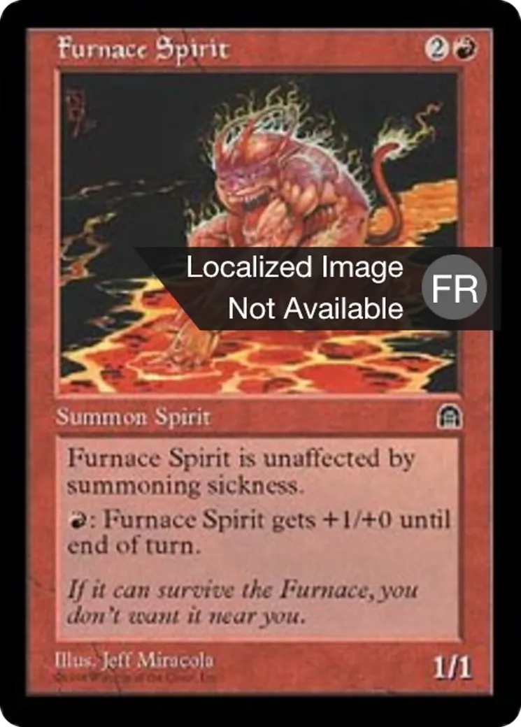 Esprit du fourneau — Stronghold — Magic: The Gathering