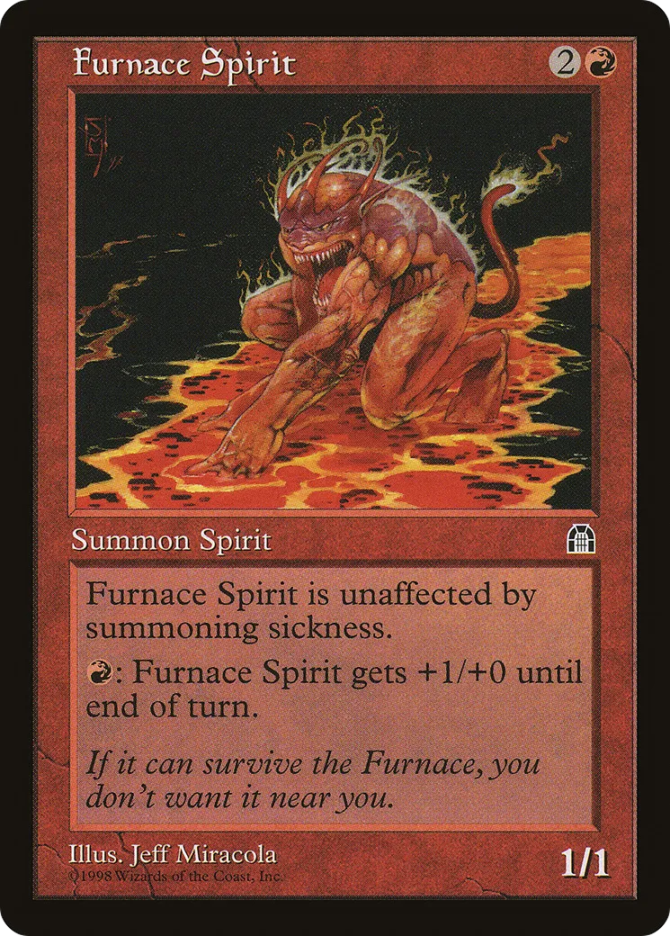 Esprit du fourneau — Stronghold — Magic: The Gathering